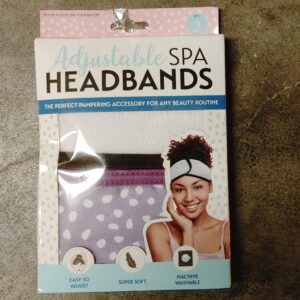 Adjustable Spa Headbands      - 2 Pack