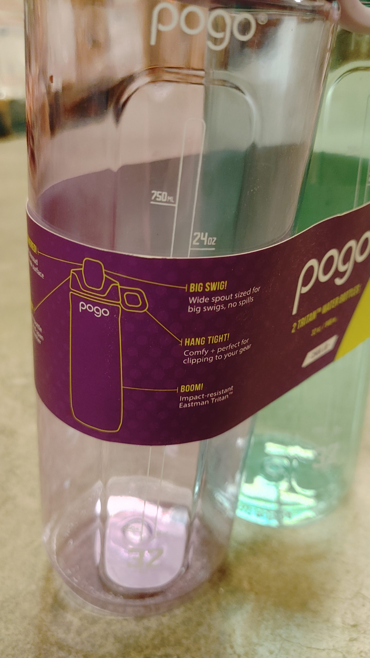 Pogo Tritan Water Bottle 2pk - Image 3