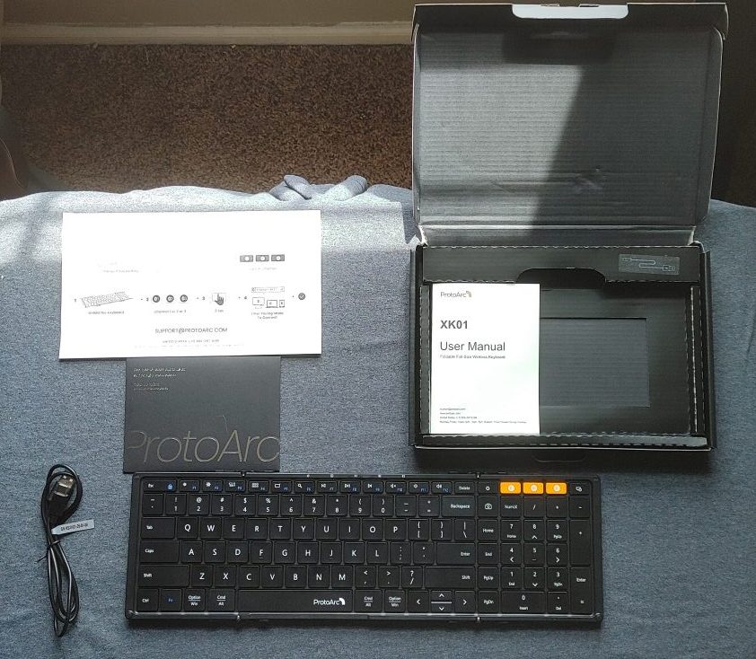ProtoArc XK01 Foldable Bluetooth Keyboard - Image 4